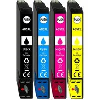 Druckerparadies 4er Multipack für Epson 405XL Tintenpatronen Set Tintenpatrone (4-tlg., für WF-3820 WF-3825 WF-4820 WF-4825 WF-4830 WF-7310 WF-7830 WF-7835 WF)