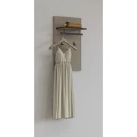 OTTO home Garderobenpaneel Cross,Breite 40 cm modernes Wandregal mit Haken und Kleiderstange, Wandgarderobe, Aufhänger, Höhe 70 cm