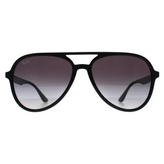 Ray-Ban RB4376 601/8G poliert schwarz grau Verlauf Sonnenbrille