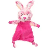 Flamingo Tierkuscheltier Hundespielzeug Kuscheltuch Roza Kaninchen rosa