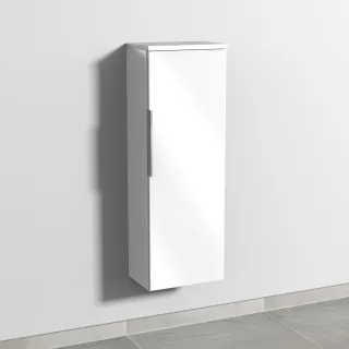 Sanipa 3way Mittelschrank mit 1 Tür, Weiß-Glanz, UF16778 UF16778