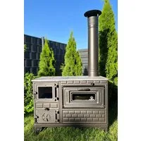Homeparadise Grillkamin Outdoor Küchenofen Gartenofen Terrassenofen Gartenküche Holzofen Ofen