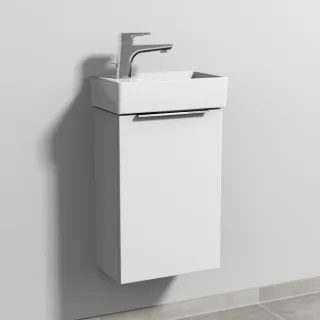 Sanipa 3way Waschtischunterbau zu Villeroy & Boch Avento Waschtisch mit 1 Tür, Weiß-Soft UM62743