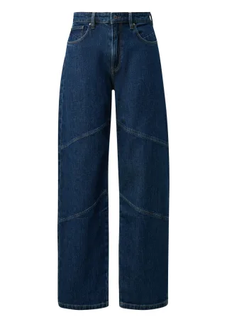 Q/S designed by - Jeans Barrel : Relaxed Fit blau - Gr. - 32
