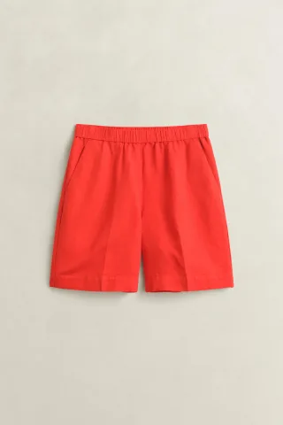 GANT - Shorts aus Leinenmix perfect red - Gr. - 38