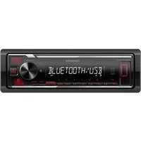 KENWOOD KMM-BT209 Bluetooth / MP3 / USB / Short Body 1 DIN Autoradio (RDS, AM/FM Radio, Animiertes Display, Freisprecheinrichtung, 1 DIN)