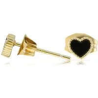 Made by Nami Ohrstecker-Set in Gold Herz Ohrringe Damen aus 925 Sterling Silber, Geschenke für Frauen Wasserfester Schmuck Hypoallergen