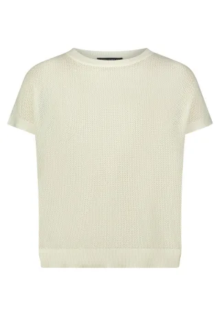 Betty Barclay - Lochstrick-Pullover Rohweiß - Gr. - 42