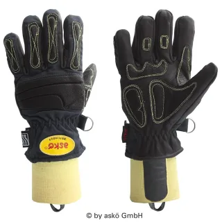 Brandhandschuh Defender askö | Strickbund | EN 659 | flammfest | antibakterieller Silberfaden | direkte Feuerbekämpfung | Innenangriff