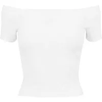 URBAN CLASSICS T-Shirt Urban Classics Damen Ladies Off Shoulder Rib Tee (1-tlg)