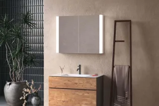 Schneider Spiegelschrank ELS1 100/2/LED, 3000K, weiss, DE Modell, 175.100.02.0201 175.100.02.0201