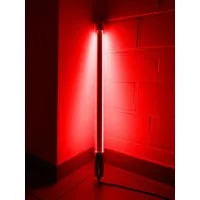XENON LED Wandleuchte 9775 LED Stab VISION 24 W 153 cm EK Kabel-weiß Kunststoff-Röhre Rot, LED, Xenon / Rot