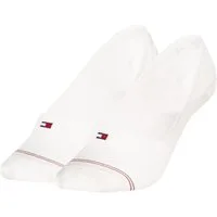 Tommy Hilfiger Füßlinge TH WOMEN FOOTIE MC 2P SHINE (2 Paar) mit silikonisierten Fersenstreifen