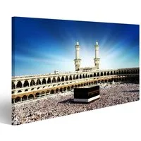 islandburner Leinwandbild Bild auf Leinwand Kaaba Mekka Saudi Arabien Wandbild Leinwandbild Wan
