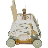 vertbaudet Lauflernwagen Activity-Lauflernwagen TANSANIA aus Holz FSC®
