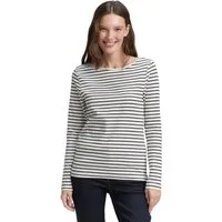 TOM TAILOR Langarmshirt mit Streifen Muster