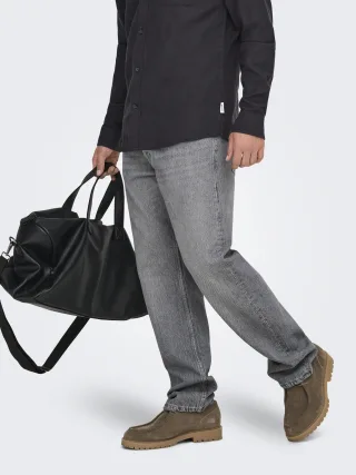 ONLY&SONS - ONSEDGE STRAIGHT MG 8202 TAI DNM NOOS Medium Grey Denim - Gr. - 30