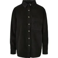 URBAN CLASSICS Langarmshirt Urban Classics Damen Ladies Corduroy Oversized Shirt (1-tlg)