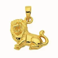 Adelia´s Sternzeichenanhänger Sternzeichen Anhänger Löwe 585 Gold (14K), Goldanhänger Löwe