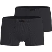 TOM TAILOR Boxershorts Alaska (Packung, 2er Pack) bequem, weich, eng, Streifendesign, Logo, breiter Bund