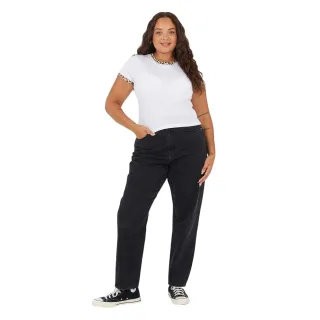 Brave Soul - T-Shirt für Damen, Plus (Weiß/Leopard)