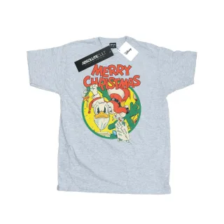 Disney - "Merry Christmas" T-Shirt für Herren (Grau)