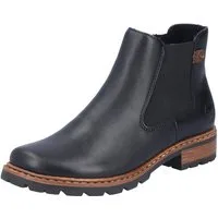 Rieker Chelseaboots Stiefelette, Schlupfboots mit Stretch und Reißverschluss