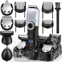 CkeyiN Pro Haar- und Bartschneider Haarschneidemaschine,Multifunktionstrimmer,150 Min Akkulaufzeit, LED-Anzeige, IPX6 wasserdicht,39 präzise Einstellstufen