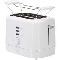 ADLER EUROPE Toaster AD 3224w, 2 kurze Schlitze, für 2 Scheiben, 850 W, 7 Bräunungsstufen, Auftau- und Aufwärmfunktion