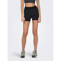 ONLY Play Trainingsshorts ONPGIL-2-LANA LIFE HW SHORTS NOOS lockere Passform, aus Polyester und Elasthan, elastischer Jersey