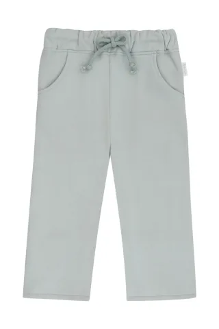 Leevje Unisex Sweatpants mit Kordelzug - Soft Green 74/80