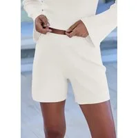 Copenhagen Studios Shorts aus hochwertigem Rippstrick, Loungewear