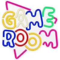 Forever Light LED Dekolicht Neon PLEXI LED GAME ROOM multicolor NNE20, LED fest integriert, Multicolor, Dimmfunktion, Ein-/Ausschalter, USB-Stromversorgung