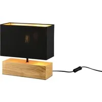 Reality Leuchten Tischleuchte Woody, Ein-/Ausschalter, ohne Leuchtmittel, Schnurschalter, Leuchtmittel tauschbar