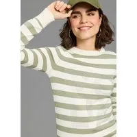 Laura Scott Streifenpullover aus leichtem, weichem Sommerstrick
