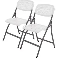 TRUTZHOLM Klappstuhl 2x Gartenstuhl Tragkraft 150 kg ergonomische Sitzform Campingstuhl (2er Set), Klappfunktion, rostfreies Stahlgestell, pflegeleicht, ergonomisch