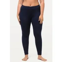 Ulla Popken Funktionshose Leggings wadenlang schmales Bein Elastikbund