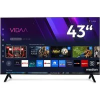 Medion® MD843601 QLED-Fernseher (108 cm/43 Zoll, 4K Ultra HD, Smart-TV, Dolby Vision, Dolby Atmos, Netflix, HBO Max, Prime Video, Disney+, WOW)
