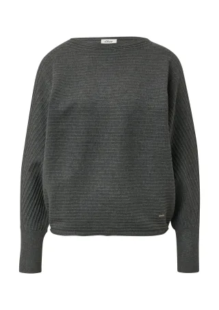 s.Oliver - Strickpullover grau - Gr. - 38
