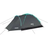 NILS CAMP Gruppenzelt Campingzelt 2-Personen Trekkingzelt, Personen: 2 (Spar-Set, 1 tlg., Einfache Montage), zwei Personen mit zusätzlichem Vorraum zum Verstauen