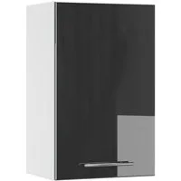 Vicco Hängeschrank Fame-Line, Anthrazit Hochglanz/Weiß, 45 cm (1-St)