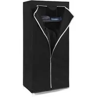 SONGMICS Kleiderschrank Stoffschrank, Faltschrank mit Kleiderstange, Kleiderständer, 75 x 45 x 160 cm