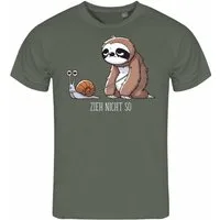 deinshirt Print-Shirt Herren T-Shirt Zieh nicht so Funshirt mit Motiv