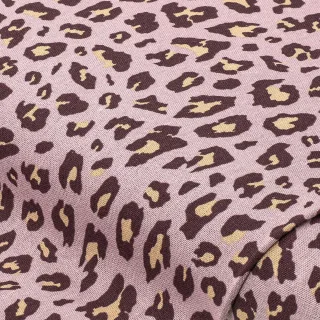 Viskose-Leinen "Leopard", lila-color