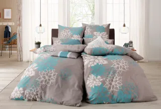 OTTO home Bettwäsche "Susan in Gr. 135x200 oder 155x220 cm" 2 in verschiedenen Qualitäten, romantische Bettwäsche mit Blumen