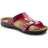 Birkenstock Sandalen Damen Sommer - Sofia - Anatomisches Kork-Latex-Fußbett - Sandale Flache Sandaletten mit modischer T-Spange und verstellbaren Riemen