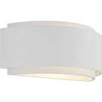 Lindby Wandleuchte Cassian, Gips Weiß IP20, 1 x 25 W