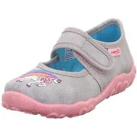 Superfit BONNY WMS: mittel Hausschuh Klettschuh mit Einhornmotiv, Größenschablone zum Download