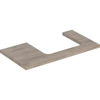 Geberit ONE Waschtisch-Platte, Ausschnitt rechts, für Aufsatzwaschtisch 505323006