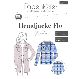 Fadenkäfer Schnitt "Hemdjacke Flo" für Kinder